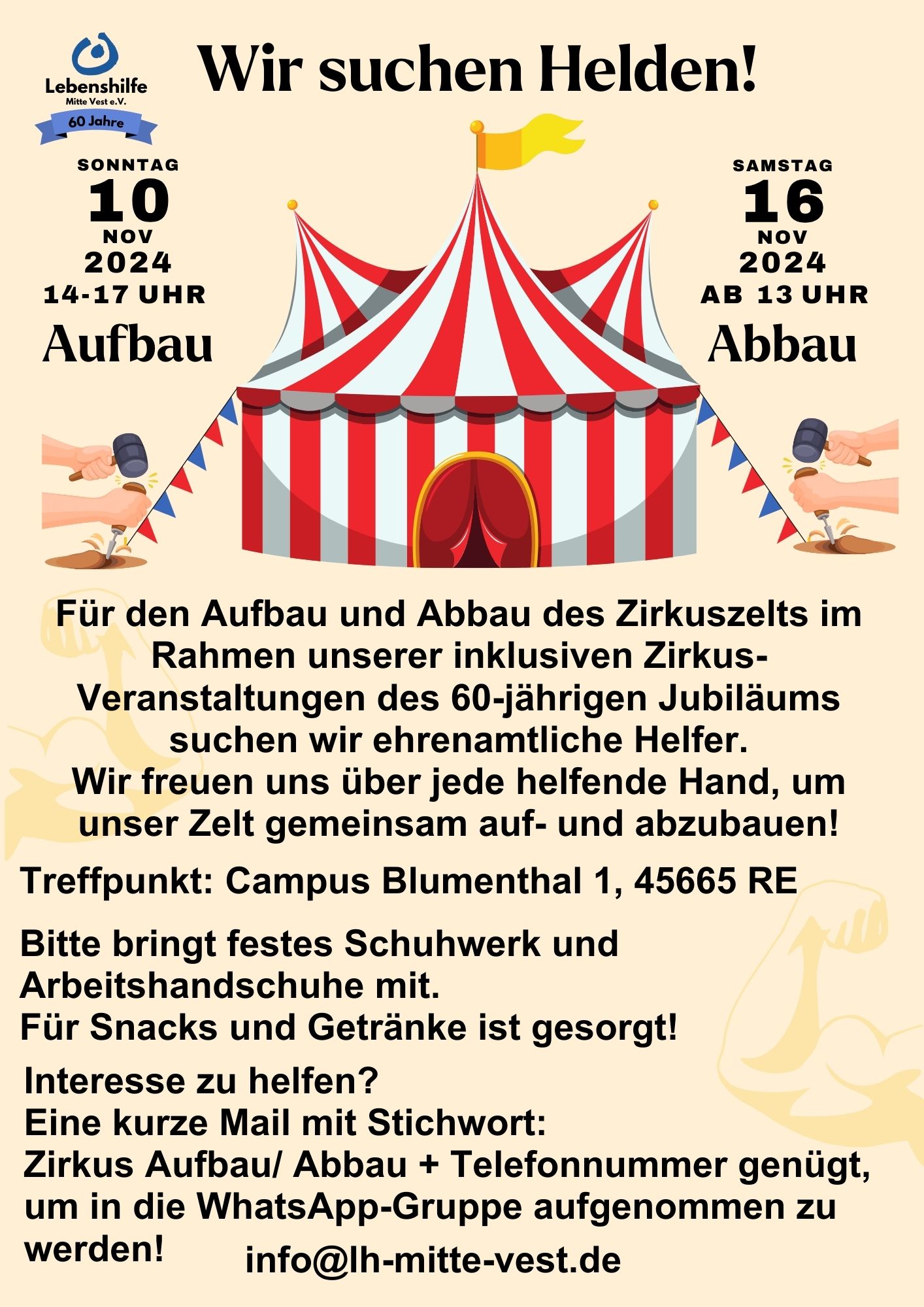 Zirkusprojekt Helden gesucht Social Media 1